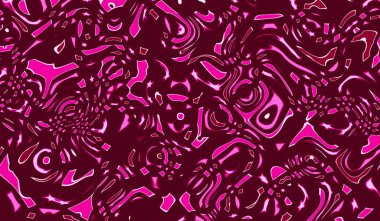 Çarpık pembe-altın gradyan sıvı bulanık arkaplan