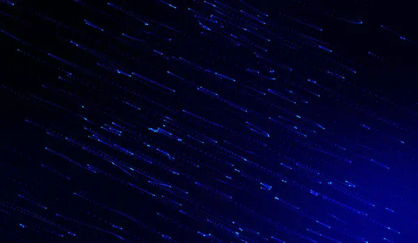 Tecnologia Digital Abstrato Partículas Luz Azul Fundo Azul — Fotografia de Stock