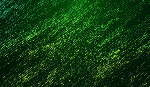 Tecnología Digital Abstracta Partículas Verdes Sobre Fondo Verde — Foto de Stock