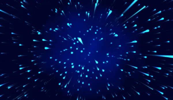 Збільшити Синю Лінію Швидкості Аніме Синьому Фоні Комі — стокове фото