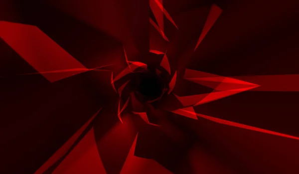 Абстрактные Цифровые Технологии Красная Сеть Красном Фоне — стоковое фото