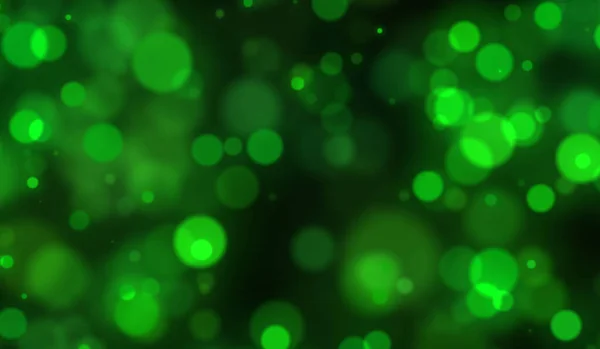 Абстрактний Зелений Яскравий Боке Космічний Фон Магічна Концепція Світловий Ефект — стокове фото