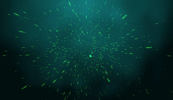 Zoom Zielony Prędkość Linii Anime Zielonym Tle Comi — Zdjęcie stockowe