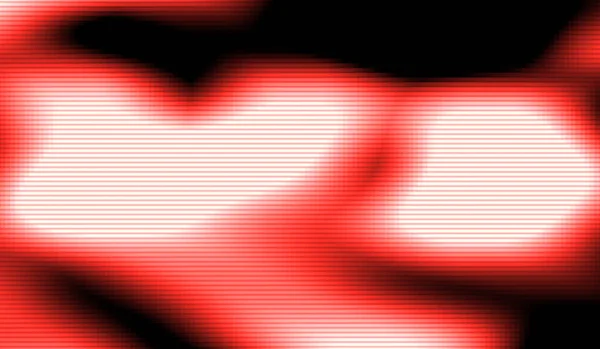 Tecnología Digital Abstracta Red Partículas Luz Roja Sobre Fondo Negro — Foto de Stock