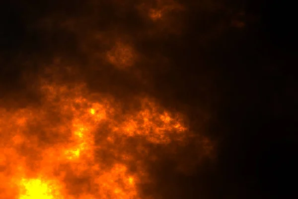Burning Scintille Arancioni Sorgere Dal Fuoco Particelle Fuoco Sfondo Rosso — Foto Stock