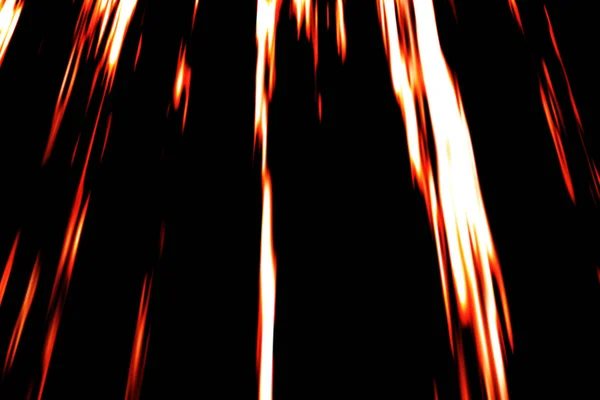 Γραμμή Ταχύτητας Πορτοκαλί Κόκκινο Χρώμα Μαύρο Φόντο Για Anime — Φωτογραφία Αρχείου