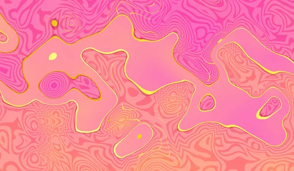 Twisted Roze Gouden Verloop Vloeibare Wazig Abstracte Achtergronden — Stockfoto