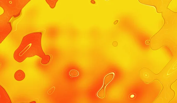 扭曲的橙色 金色梯度液体模糊了抽象的背景 — 图库照片