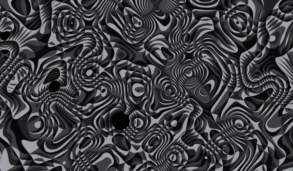 Twisted White Black Gradient Vloeistof Wazig Abstracte Achtergronden — Stockfoto