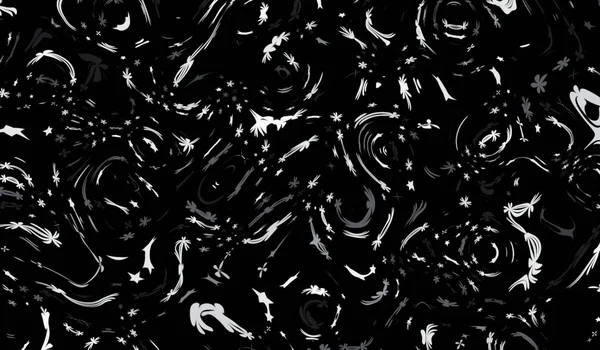 Çarpık Beyaz Siyah Gradyan Sıvı Soyut Arkaplan — Stok fotoğraf