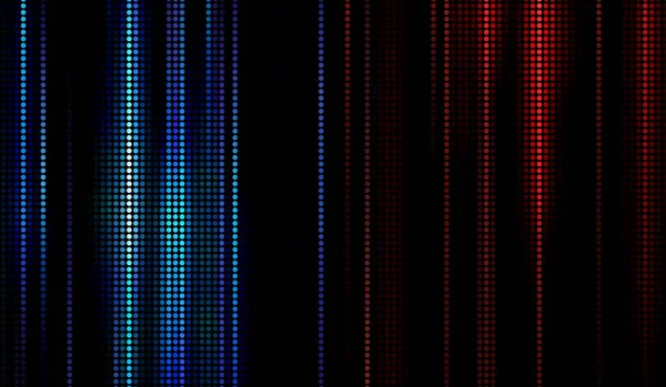 半色调点动画蓝红速度线科米的模拟 — 图库照片