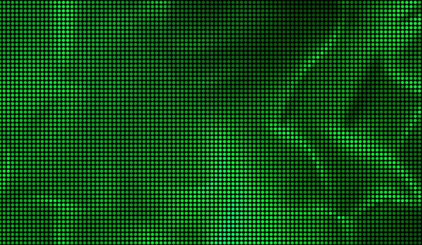 Halftone Dots Abstract Digital Technology Green Light Green Background — Stock Photo, Image