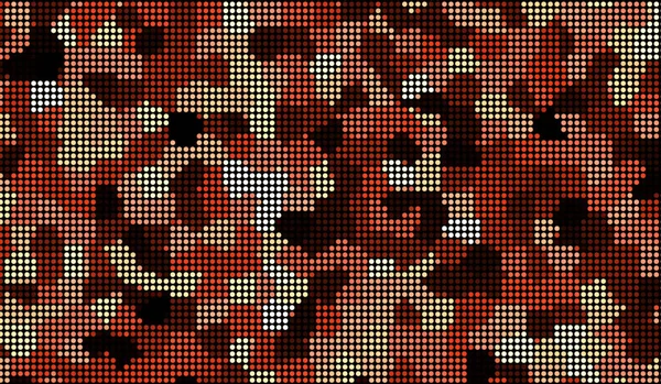 Halftone Stippen Abstracte Digitale Technologie Rood Licht Zwarte Achtergrond — Stockfoto