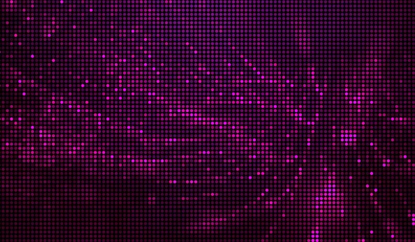 Halvton Prickar Abstrakt Digital Teknik Rosa Ljus Rosa Bakgrund — Stockfoto