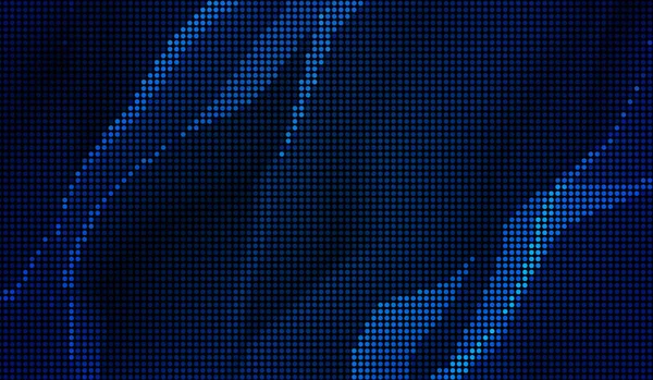 Halftone Κουκκίδες Αφηρημένη Ψηφιακή Τεχνολογία Μπλε Φως Μπλε Φόντο — Φωτογραφία Αρχείου