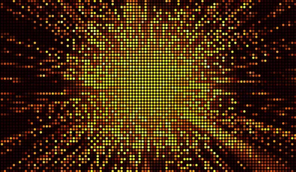 Meio Tom Pontos Abstrato Tecnologia Digital Laranja Vermelho Luz Fundo — Fotografia de Stock