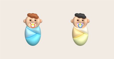 Battaniyeye sarılı uyuyan bebek. Yastık ve çocuk battaniyesi. en küçük biçim.