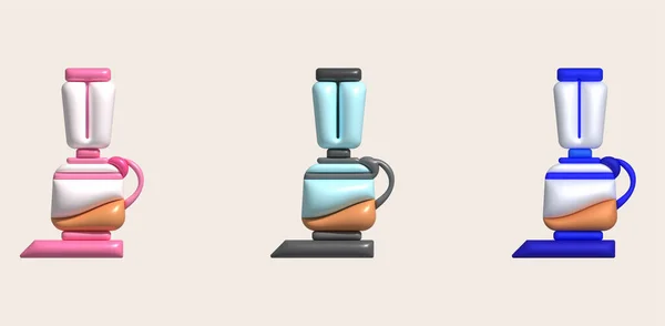 Illustration Coffee Maker Machine Making Coffee Cappuccino Espresso — Stock Vector