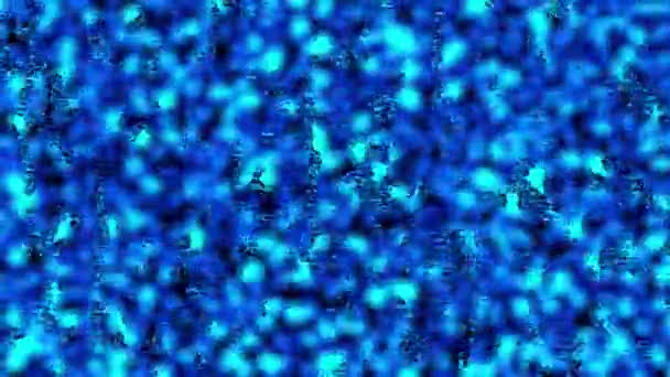 Gotas Lluvia Cayendo Través Del Vidrio Fondo Bokeh Azul Animado — Vídeos de Stock