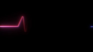 Parlayan titreşim neon çerçeve efekti, siyah arkaplan