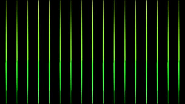 Glödande Looping Neon Effekt Bakgrund Svart Bakgrund — Stockvideo
