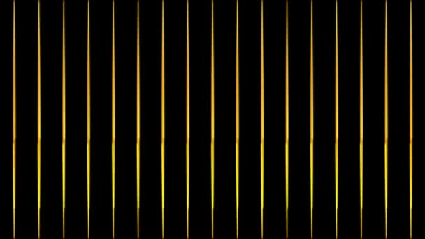 Glödande Looping Neon Effekt Bakgrund Svart Bakgrund — Stockvideo