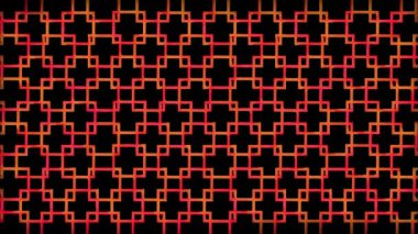 Parlayan neon etkisi deseni soyut arkaplan, siyah arkaplan. 