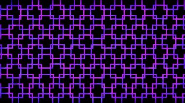 Parlayan neon etkisi deseni soyut arkaplan, siyah arkaplan. 