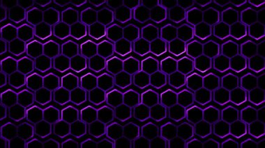 Parlayan neon etkisi deseni soyut arkaplan, siyah arkaplan. 