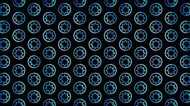 Parlak neon efekt arka planı, siyah arkaplan