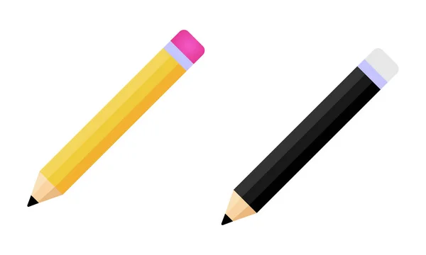 Vector Illustration Pencil Color Pencil — Stock Vector