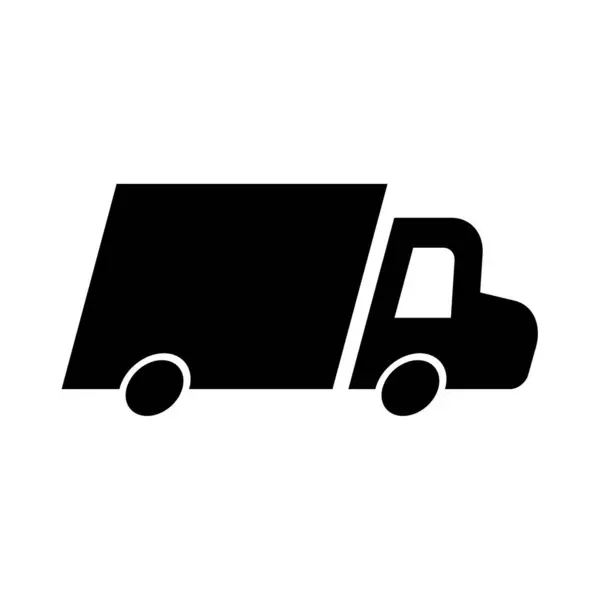Delivery Truck Icon Vector Illustration Isolated Transparent Background — Stock Vector