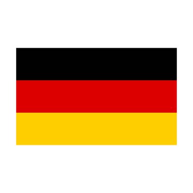 Alman bayrağı illüstrasyon vektör