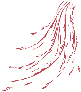 Burkulmuş çizgilerin deseni şelaleye benziyor.