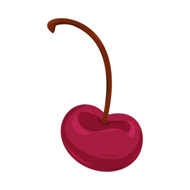 Kiraz rengi canlı ve basit tasarım biçimi