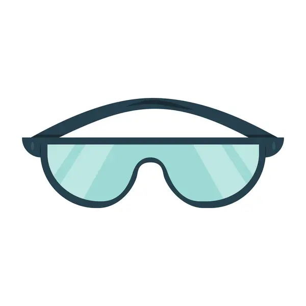 Görünürde yansıtıcı lensleri olan ayırt edici modern gözlük..