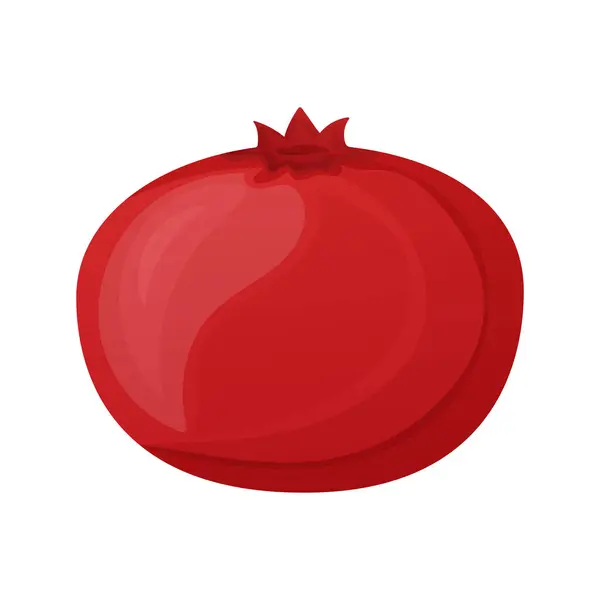 Beyaz arkaplanda izole edilmiş nar meyvesi çizimi