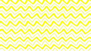 Beyaz yatay ekranda sarı dalga çizgi animasyonu