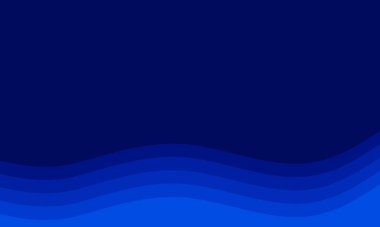 Turkuaz yatay arkaplan üzerinde boş alanı olan mavi eğimli dalga vektörü