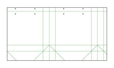 Beyaz arkaplandaki ürün için ambalaj kutusunun vektör dizaynı
