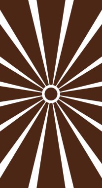 Duvar dekorasyonu veya diğer arkaplan için beyaz arka plan dikey ile kahverengi renkli soyut desenlerin vektör grafiği