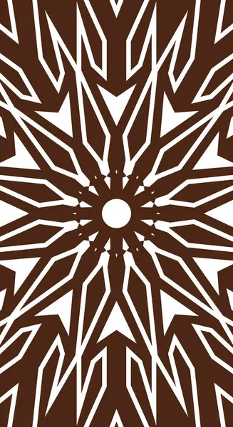 Duvar dekorasyonu veya diğer arkaplan için beyaz arka plan dikey ile kahverengi renkli soyut desenlerin vektör grafiği