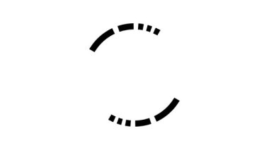 siyah eğimli çizgi beyaz ekran ile animasyon yükleme