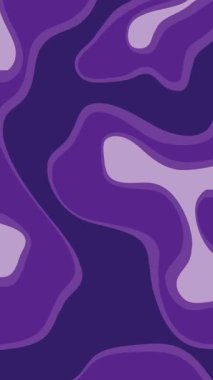 Doğa temalı arkaplan için dikey ekranda mor sıvı dalga animasyonu