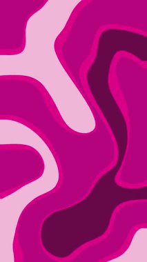 Doğa temalı arkaplan için dikey ekranda gradyan pembe sıvı dalga animasyonu