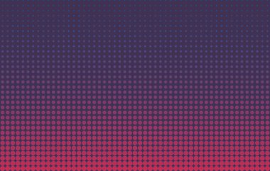 Yarım ton biçiminde geometrik desen, eğimli, yuvarlak şekilli vektör düzeni, mor arkaplan, baskı, kağıt, kapak, duvar kağıdı, tekstil, illüstrasyon, vektör