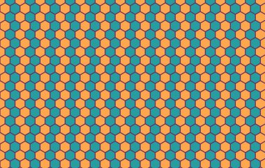 Soyut geometrik desen, bal peteği, illüstrasyon, vektör, baskı, kağıt, mozaik, soyut, altıgen, dekorasyon, arkaplan, duvar kağıdı, tekstil, kumaş, renkli