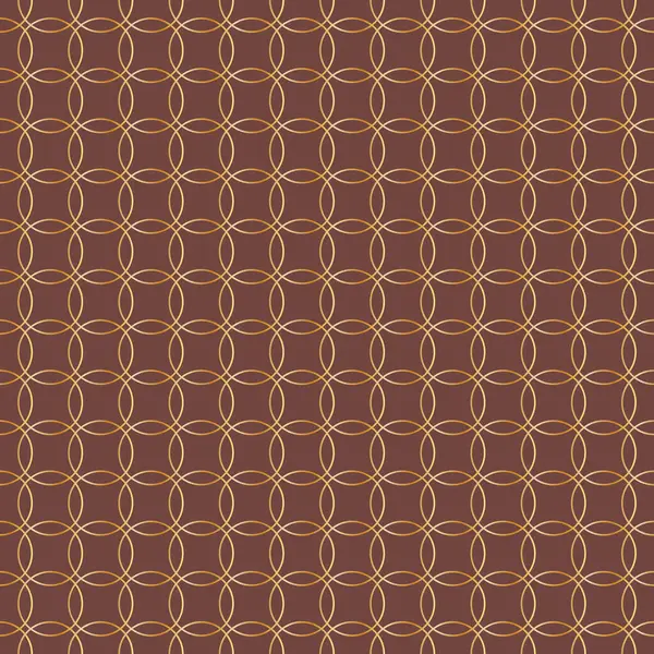 Zengin kahverengi ve altın tonlarda kusursuz geometrik süsler. Görsel olarak, kesişen çizgilerin yumuşak ve simetrik bir ritim oluşturduğu örgü ya da şık bir kafese benziyor. Bu desen tekstil, ambalaj, duvar kağıdı, kırtasiye ve hediye için mükemmeldir.