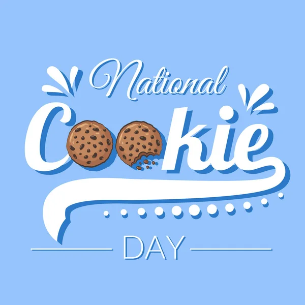 Ulusal Kurabiye Günü. Vektör tasarımı