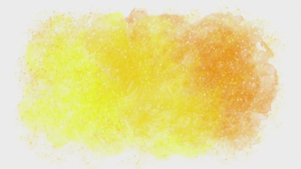 Abstrato Colorido Aquarela Escova Fundo — Vídeo de Stock